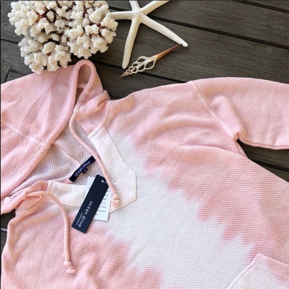 🌴🔆OCEAN DRIVE- HOODIE PONCHO PULL OVER🔆🌴 - Picture 5 of 10